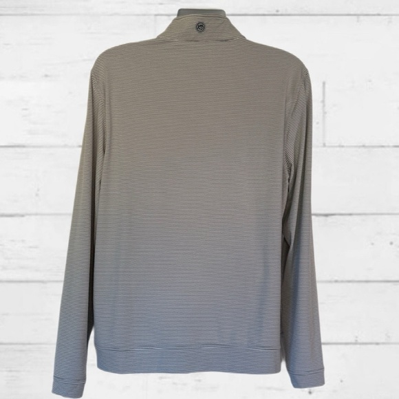 Southern Tide ‘Cruiser’ Micro-Stripe Performance Quarter-Zip Pullover Men’s L - Picture 9 of 13